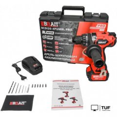 Дрель-шуруповерт Brait BCDI20-4PUMBL-1 PRO (с 1-м АКБ, кейс)