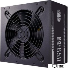 Блок питания Cooler Master MWE 650 Bronze V2 MPE-6501-ACAAB-EU