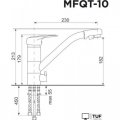Смеситель MAUNFELD MFQT-10LBG (светло-бежевый)