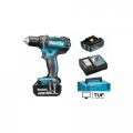 Дрель-шуруповерт Makita DDF482RTJ (с 2-мя АКБ, кейс)