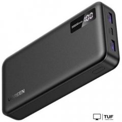 Внешний аккумулятор Ugreen PB312 20000mAh (черный)