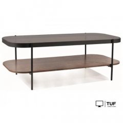 Журнальный столик Signal Prima A (орех/черный мат)