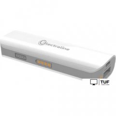 Внешний аккумулятор Electraline 500331 2600mAh (белый)