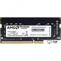 Оперативная память AMD Radeon R7 Performance 4GB DDR4 SODIMM PC4-21300 R744G2606S1S-U