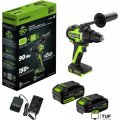 Дрель-шуруповерт Greenworks GD24DD90 3707507CUD (с 2-мя АКБ)
