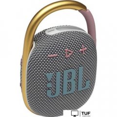 Беспроводная колонка JBL Clip 4 (серый/золотистый)