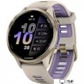 Умные часы Garmin Forerunner 970 47 мм (бежевый/фиолетовый)