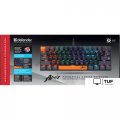 Клавиатура Defender Apex GK-002 (черный/серый)