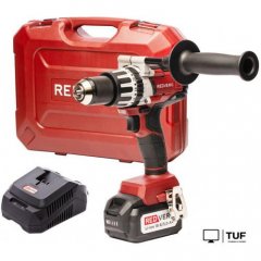 Ударная дрель-шуруповерт RedVerg RD-IS18BLM/U (с 1-им АКБ, кейс)
