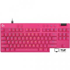 Клавиатура Logitech G Pro X TKL Rapid Analog 920-013253 (розовый, нет кириллицы)