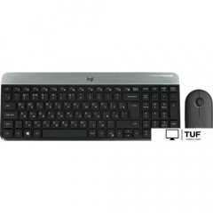 Офисный набор Logitech MK470 Slim Wireless Combo 920-009206 (графитовый)