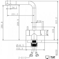 Смеситель ZorG Argos (satin premium)