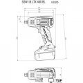 Гайковерт Metabo SSW 18 LTX 400 BL 602205650 (с 2-мя АКБ, кейс)