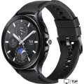 Умные часы Xiaomi Watch 2 Pro (черный, с черным силиконовым ремешком, международная версия)