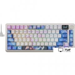 Клавиатура Redragon Flekact Pro (белый/сиреневый/синий)