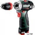 Дрель-шуруповерт Metabo PowerMaxx BS BL Q T03490БП (с 2-мя АКБ, кейс)