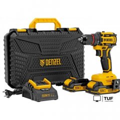 Дрель-шуруповерт Denzel CDH-BL-20 (с 2-мя АКБ, кейс)