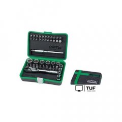 Набор трещотка с головками и битами Toptul GADW4501 (45 предметов)