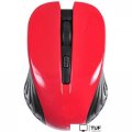 Мышь Oklick 545MW (черный/красный) [368631]