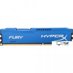 Оперативная память HyperX Fury Blue 8GB DDR3 PC3-12800 HX316C10F/8