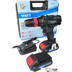 Дрель-шуруповерт WATT WAS-18Li-3 1.018.030.23 (с 2-мя АКБ, кейс)