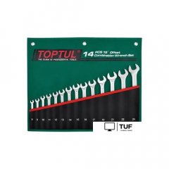 Набор ключей Toptul GRAW1401 (14 предметов)