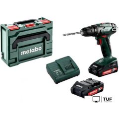 Дрель-шуруповерт Metabo BS 18 602207560 (с 2-мя АКБ 2 Ah)