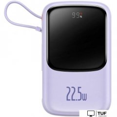 Внешний аккумулятор Baseus Qpow Pro Digital Display Fast Charge 22.5W 20000mAh (сиреневый)