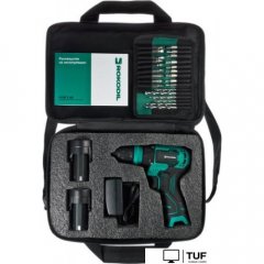 Дрель-шуруповерт Rokodil Twist 2 Air 1047298 (с 2-мя АКБ, сумка, набор оснастки)