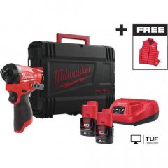 Винтоверт Milwaukee M12 FID2MC-202X Fuel 4933499462 (с 2-мя АКБ, кейс)