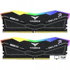 Оперативная память Team T-Force Delta RGB 2x32ГБ DDR5 6000 МГц FF3D564G6000HC30CDC01