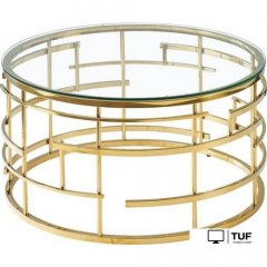 Журнальный столик Signal Livia LIVIAZLTR (прозрачный/золотой)