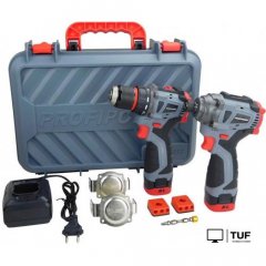 Дрель-шуруповерт Profipower Комби BL-161C (с 2-мя АКБ, кейс)