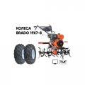 Мотокультиватор бензиновый Skiper SP-700 + колеса BRADO 4.00-10 (комплект)