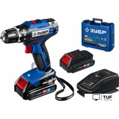 Дрель-шуруповерт Зубр Профессионал DL-201-22 (с 2-мя АКБ 2 Ач, кейс)
