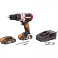 Ударная дрель-шуруповерт Worx WX354 (с 2-мя АКБ, кейс)