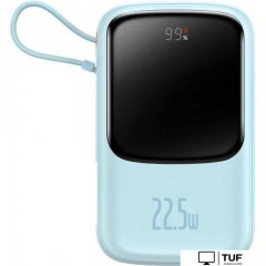 Внешний аккумулятор Baseus Qpow Pro Digital Display Fast Charge 22.5W 20000mAh (голубой)