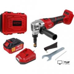Высечные электрические ножницы Wortex CNB 1825 XLT SET 1318929 (с 1-м АКБ, кейс)