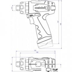 Ударная дрель-шуруповерт Metabo Powermaxx SB Basic 600385500 (с 2-мя АКБ, кейс)