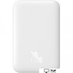 Внешний аккумулятор Baseus Magnetic Wireless PPCX020002 6000mAh (белый)