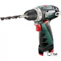 Дрель-шуруповерт Metabo PowerMaxx BS Basic 600984500 (с 2-мя АКБ, кейс)