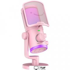 Проводной микрофон FIFINE AM6 (розовый)