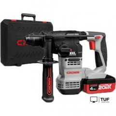 Перфоратор Crown CT28001HX-4 BMC (с 2-мя АКБ 4 Ah)