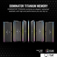 Оперативная память Corsair Dominator Titanium RGB 2x48ГБ DDR5 6600 МГц CMP96GX5M2B6600C32