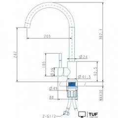 Смеситель ARFEKA Sirio (satin)