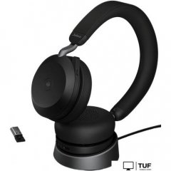 Офисная гарнитура Jabra Evolve2 75 MS Stereo USB-A Desk (черный)
