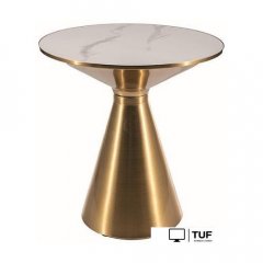 Журнальный столик Signal Aries (белый/золотой)