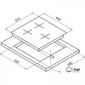 Варочная панель Korting HI 42031 BW