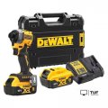 Винтоверт DeWalt DCF850P2T (с 2-мя АКБ 5 Ач, кейс)