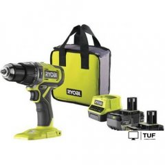 Ударная дрель-шуруповерт Ryobi RPD18-2C52S 5133005526 (с 2-мя АКБ 2 Ач+5 Ач, сумка)